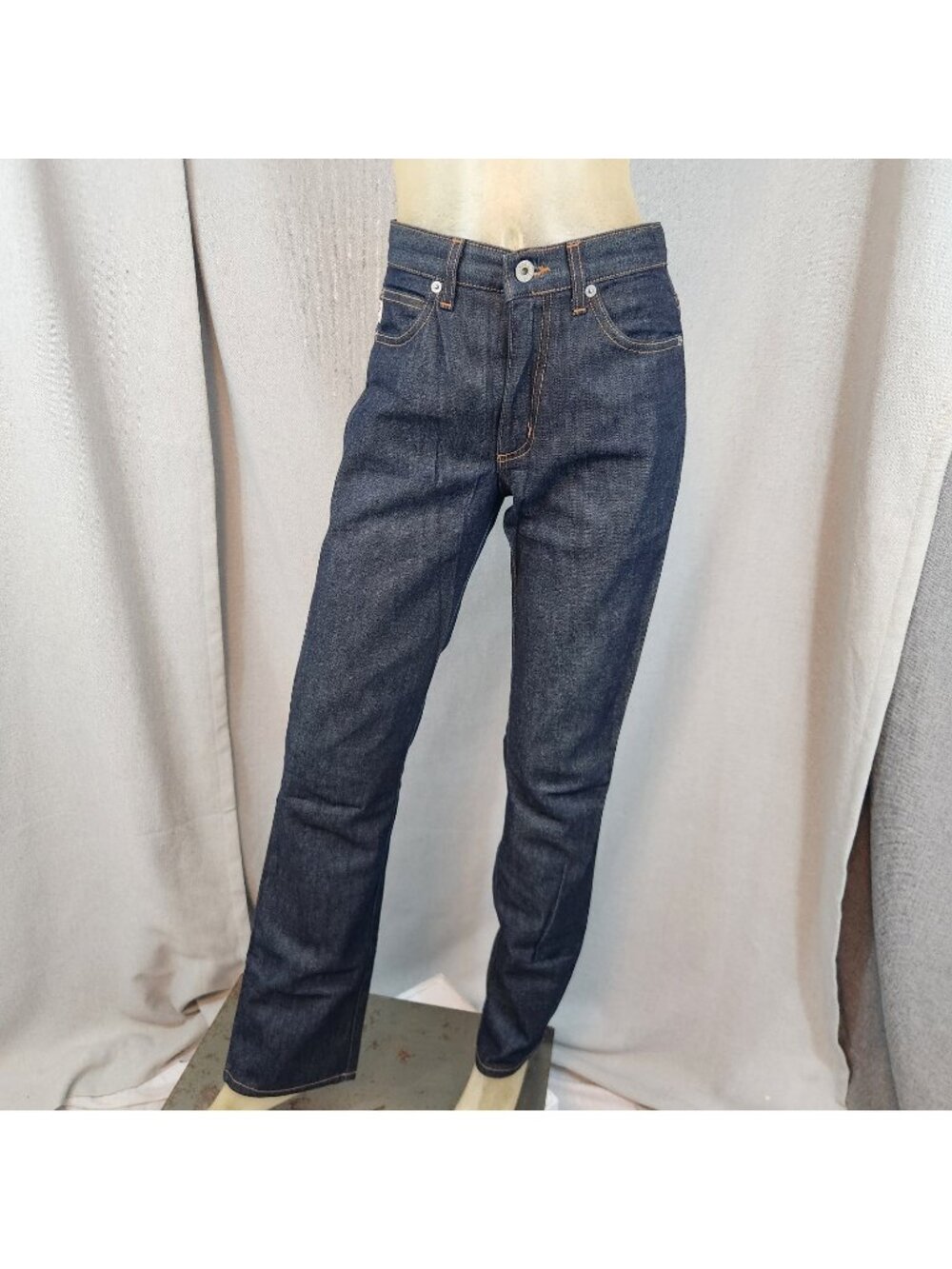 Guess Jeans Dark Blue Boot Cut Mid Rise Denim Blue Jean Size 28 SMALL 28 Wx 32